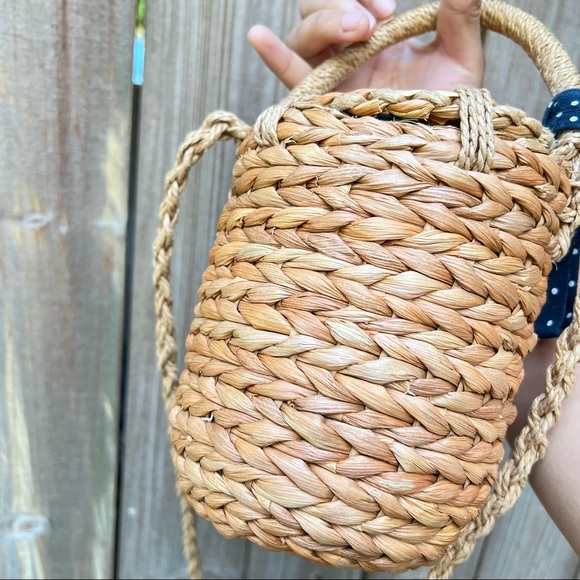 Zara straw crossbody basket bag - Picture 9 of 13